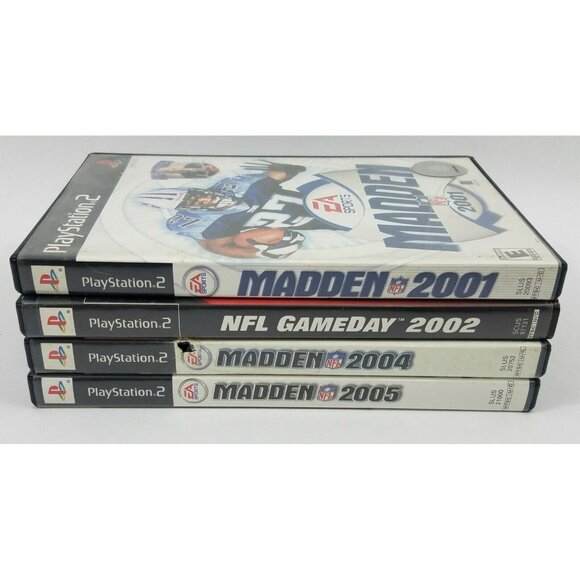 Madden 2001 2004 2005 NFL Game Day 2002 PS2 4 Game Lot - Picture 3 of 6